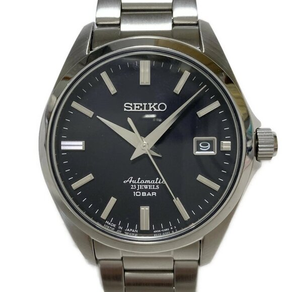 SEIKO Mechanical Silver Men's Wrist Watch 463-080725 - Picture 1 of 5